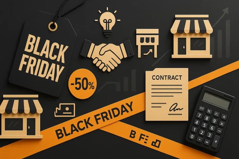 Franquias apostam em descontos e condições especiais na Black Friday 2025