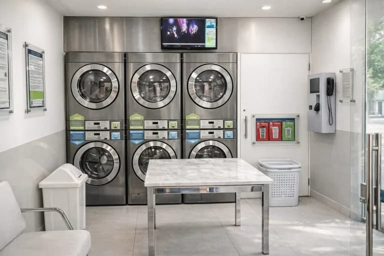Lavanderia franquia autônoma: como lucrar 24h sem funcionários