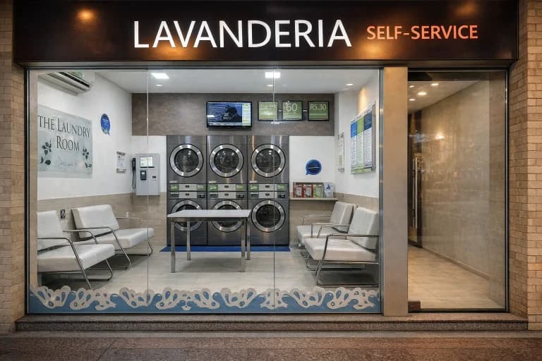 Quanto custa uma franquia de lavanderia? ROI, payback e custos invisíveis