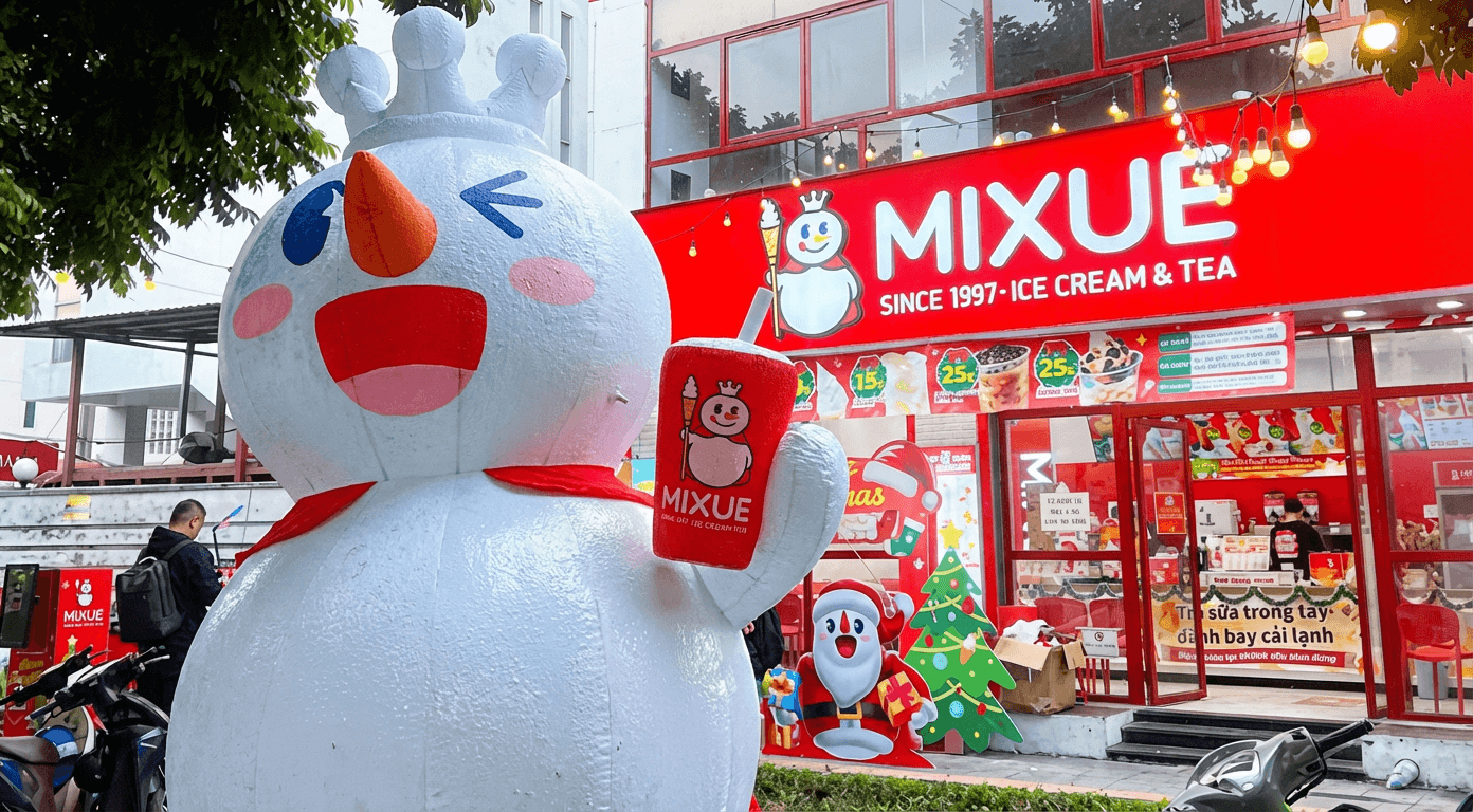 Mixue Chega ao Brasil com Preços a Partir de R$ 3 e Meta de 1.000 Lojas até 2030