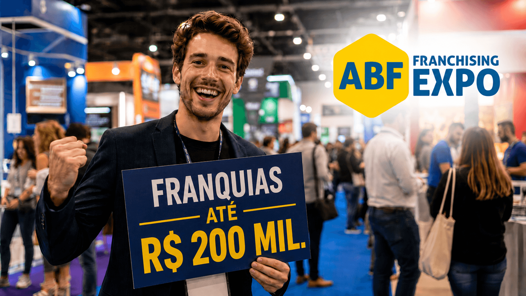 34% das Franquias da ABF Expo 2026 Custam Menos de R$ 200 mil