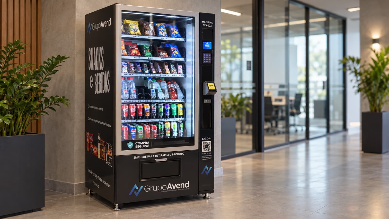 Avend: Vending Machine Fatura R$45 Mi | Franquia.com.br