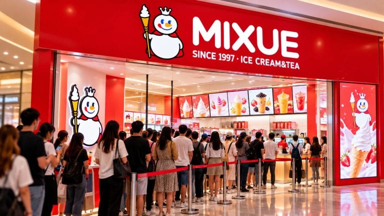 Mixue freia a expansão no Brasil: o que o ritmo da rede diz a quem pensa em franquias